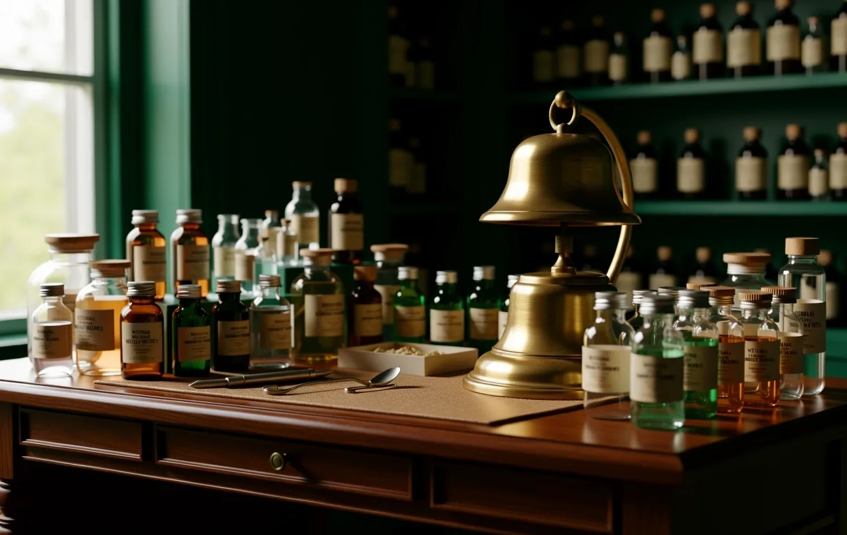 Apothecary laboratory textures